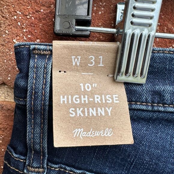 Madewell 10" High-Rise Skinny Jeans Womens 31 NWT $128 - Picture 9 of 9